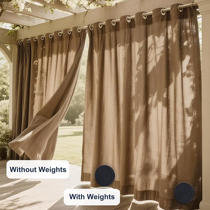 3LB Heavy Duty Outdoor Curtain Weights, Strong Magnetic Gazebo Curtain Weights - Image 6
