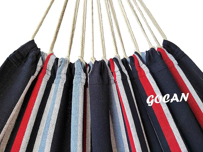 Brazilian Double Hammock 2 Person Extra Large 220x160cm Total Length 330cm Load - Image 5