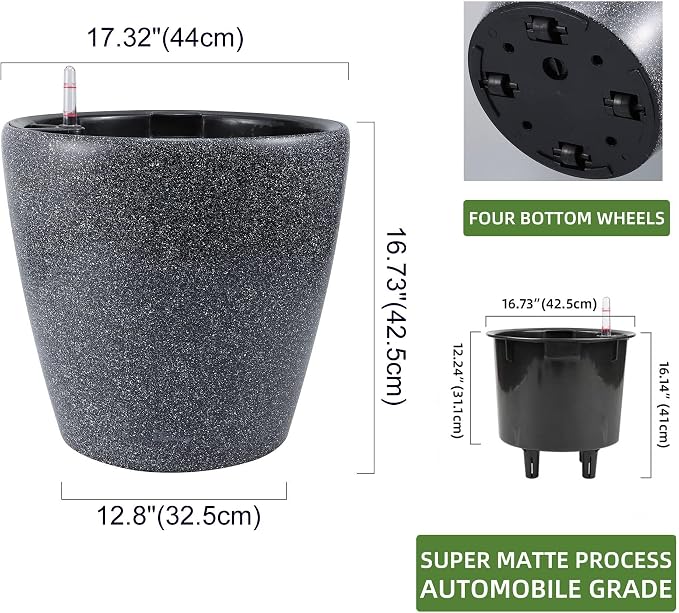 Dexceder 18x17 Self Watering Planter - Image 3