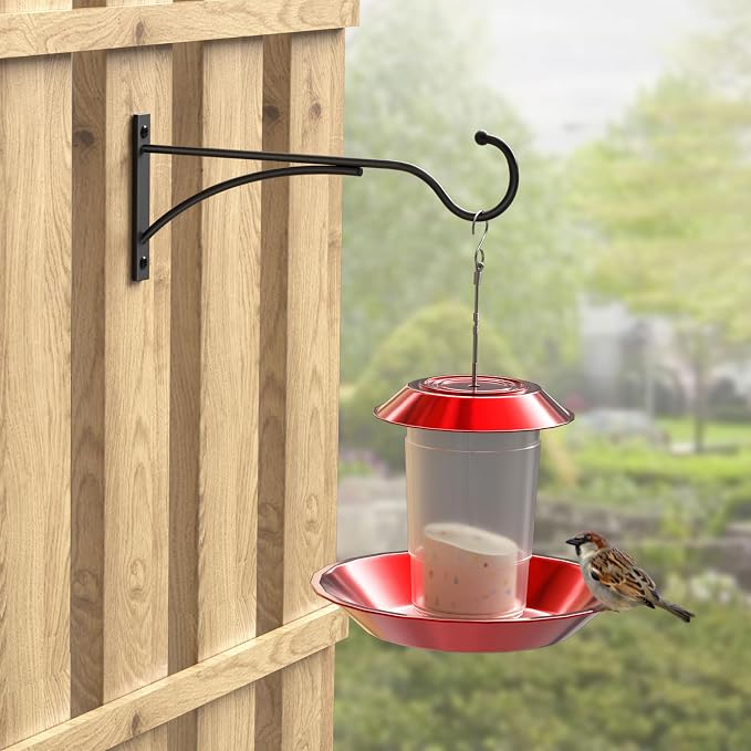 11 Inch 2 Pack Heavy Duty Plant Hangers Outdoor, Metal Plant Brackets - Image 3