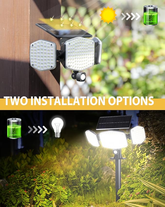 Solar Motion Sensor Outdoor Lights - Image 2