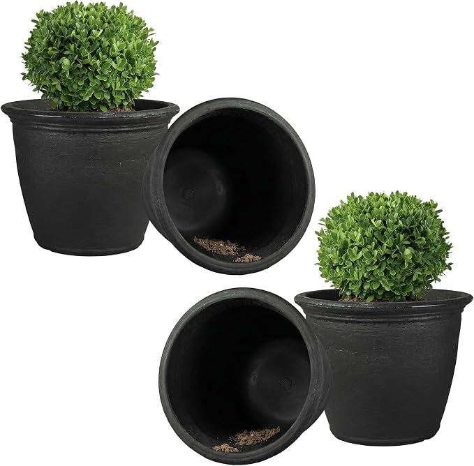 Sunnydaze 24-Inch Anjelica Large Plastic Pot by SunnydazeDecor