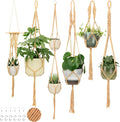 Nook Theory 6-Pack Macrame Plant Hangers by NookTheory