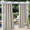 NICETOWN 2 Panels Natural Outdoor Curtains by NICETOWN