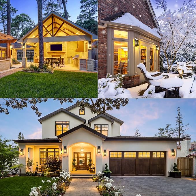 Outdoor Wall Light Fixtures, Exterior Waterproof Wall Lanterns, Porch Sconces - Image 8