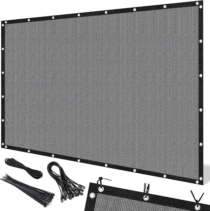 Artpuch 90% Sun Shade Cloth, 5 x 10 FT Pergola Shade Cover Canopy by Artpuch
