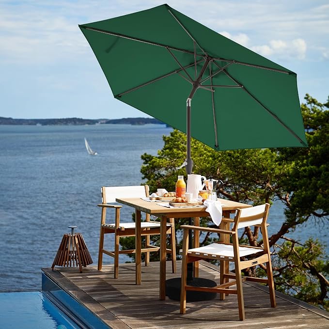JEAREY 7.5FT Patio Umbrella Outdoor Market Umbrella - Image 4