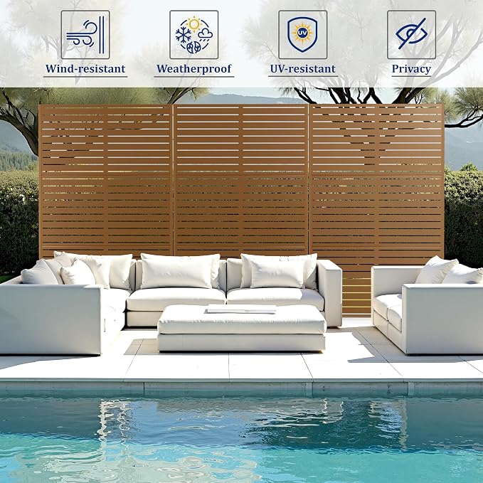 FENCY Outdoor Privacy Screen, Outdoor Freestanding Privacy Screen & Panels - Image 3