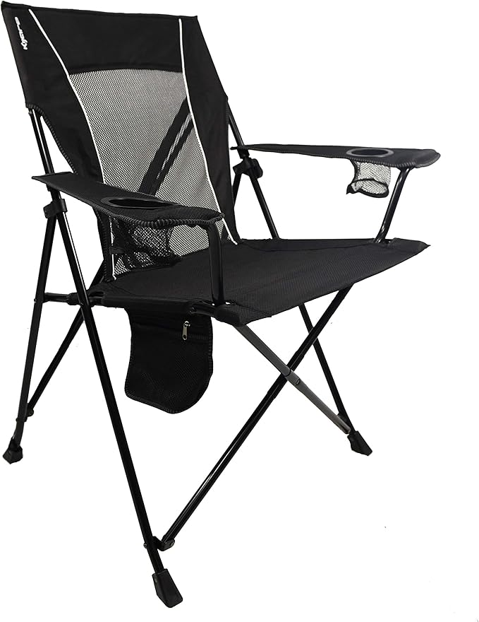 Kijaro Foldable Camping Chair, Vik Black by Kijaro