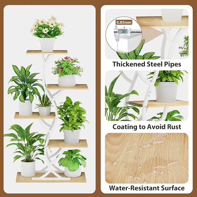 Plant Stand Indoor with Grow Lights - Image 6