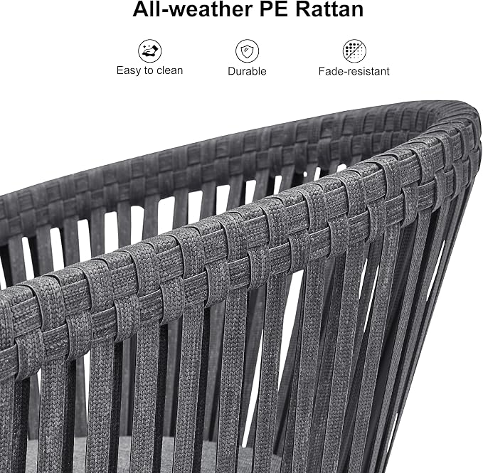 PURPLE LEAF 7 Pieces Outdoor Dining Set - Image 3