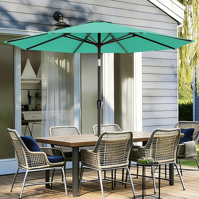 AreShark 9 FT Patio Umbrella for Outdoor, Outdoor Umbrella - Image 2