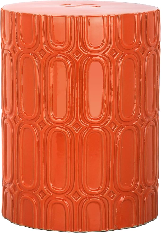 Safavieh Melody Glazed Ceramic Decorative Garden Stool by SAFAVIEH
