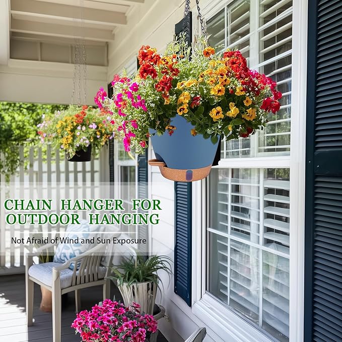 Hanging Planters for Indoor Plants 8 Inch, 2 Pack Hanging Baskets for Plants - Image 5