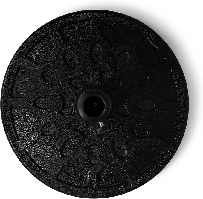 Backyard Expressions 20 lb Round Patio Umbrella Base – Heavy Duty Resin-Coated - Image 4