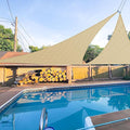 E&K Sunrise 24' x 24' x 24' Sun Shade Sail Triangle Canopy Shade Cover UV Block by EKSUNRISEINC
