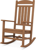 POLYWOOD Presidential Rocking Chair in Teak by POLYWOOD