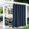 RYB HOME Outdoor Curtains for Patio Waterproof Block Sunlight Thermal Insulated by RYBHOME