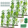 2PCS Cucumber Trellis for Climbing Plants Outdoor, Garden Trellis for Raised by MQHUAYU