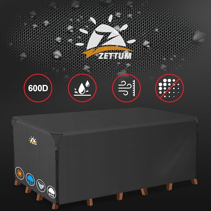 Zettum Patio Furniture Cover Rectangle - Image 6