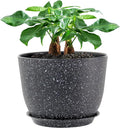 12inch Large Plant Pot, Modern Plastic Planter by UOUZ