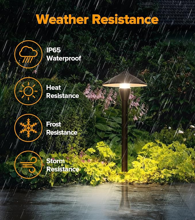 LUTEC 12V Low Voltage Pathway Lights, Die-cast Aluminum Pathway Lights - Image 7