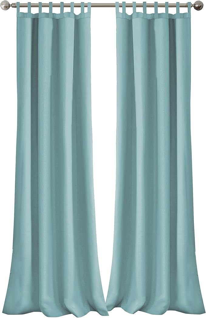 Elrene Home Fashions Matine Weatherproof Tab-Top Indoor/Outdoor Solid Color by ElreneHomeFashions