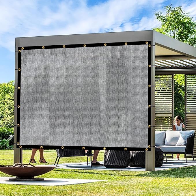 Artpuch Outdoor Pergola Shade Cover 7x10 FT Sun Shade Cloth by Artpuch