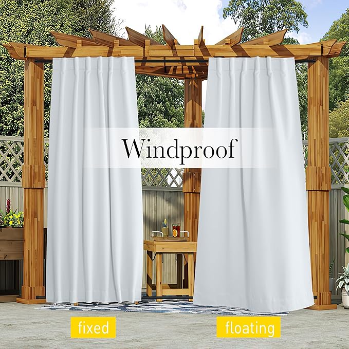 NICETOWN Blackout Outdoor Curtains - Image 4