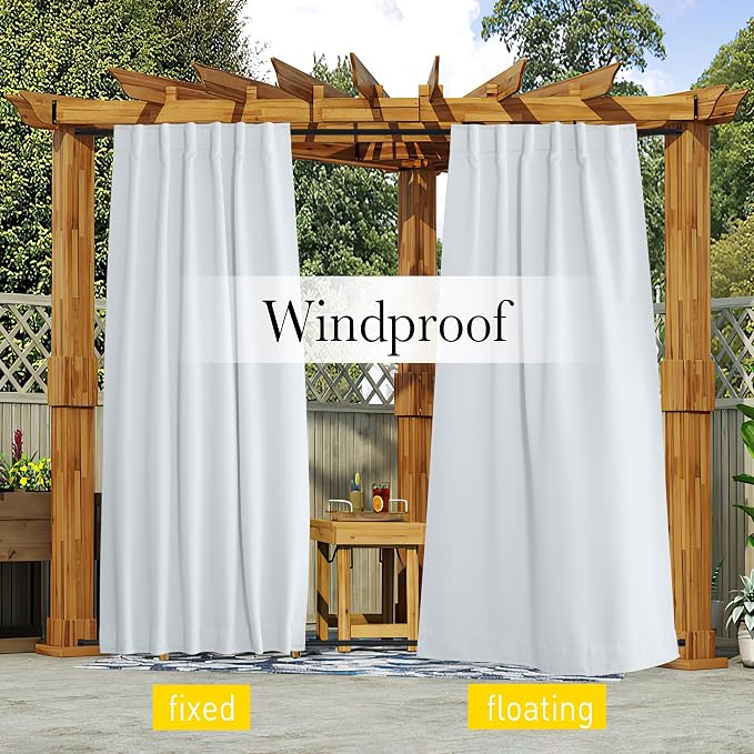 NICETOWN Blackout Outdoor Curtains - Image 2