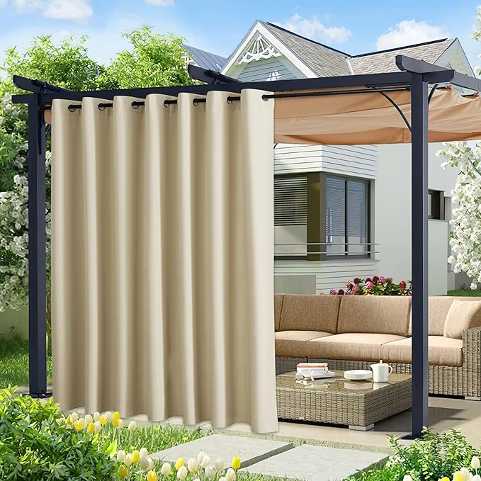 NICETOWN Extra Wide Outdoor Curtains by NICETOWN
