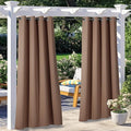 NICETOWN 2 Panels Outdoor Curtain Panels by NICETOWN