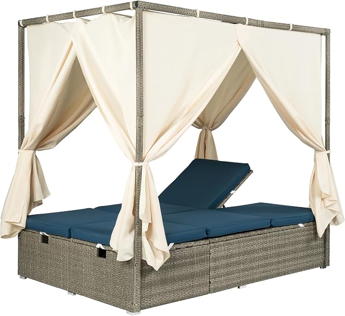 Wicker Metal Outdoor Pool Furniture - Image 8