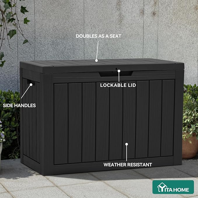 YITAHOME 45 Gallon Deck Box, Outdoor Storage Box - Image 5