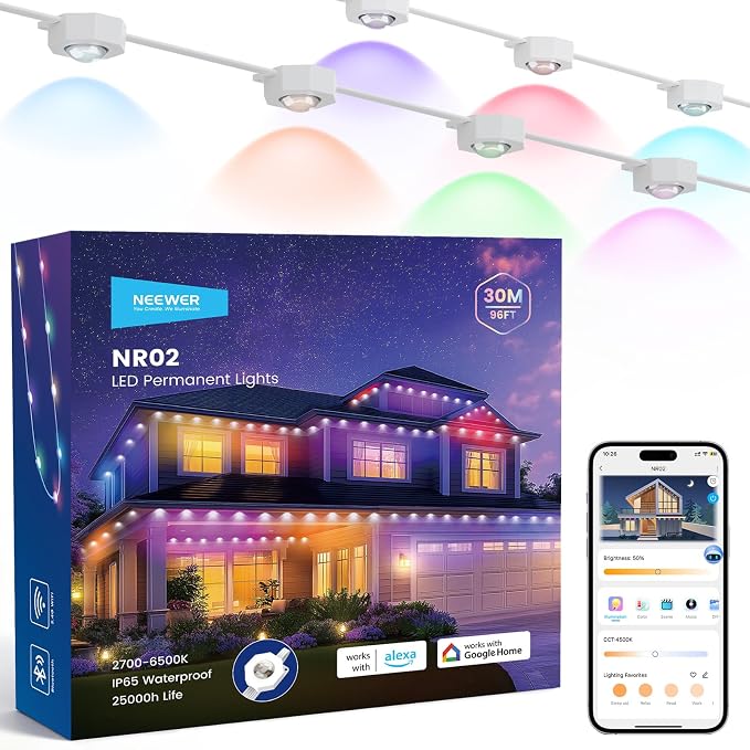 NEEWER 96ft Permanent Outdoor Lights by Neewer