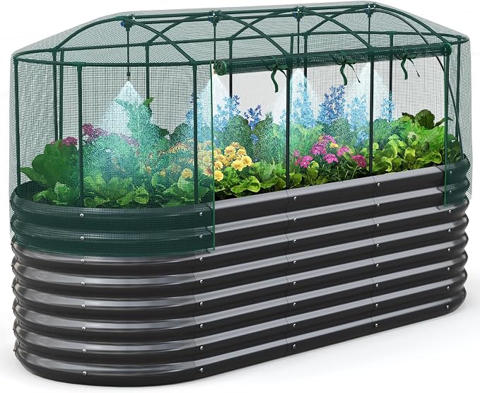 Quictent Galvanized Raised Garden Bed Kit by QUICTENT