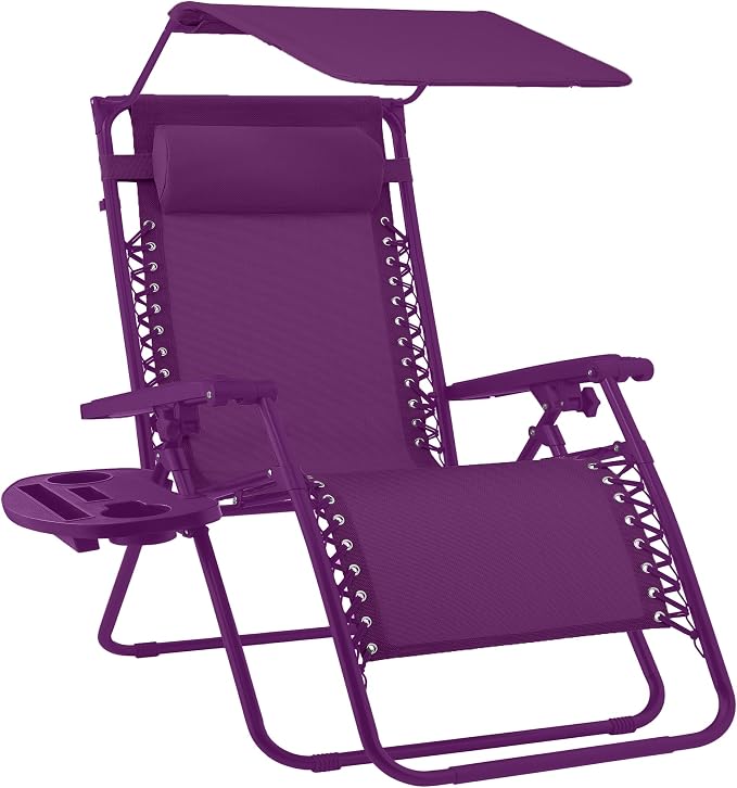 Best Choice Products Folding Zero Gravity Outdoor Recliner Patio Lounge Chair by BestChoiceProducts
