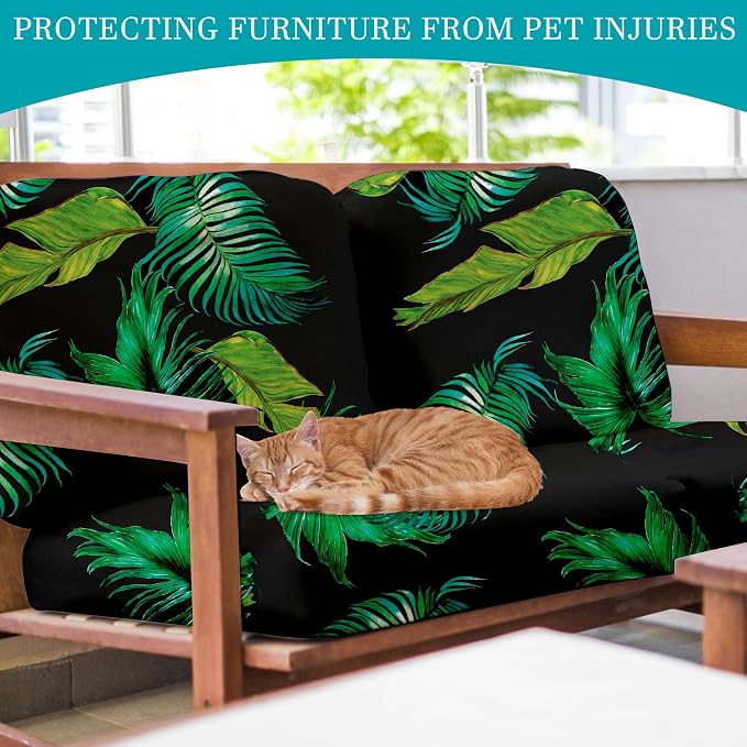 12Pcs Stretch Patio Cushion Covers, Outdoor Couch Covers Replacement, Outdoor - Image 6