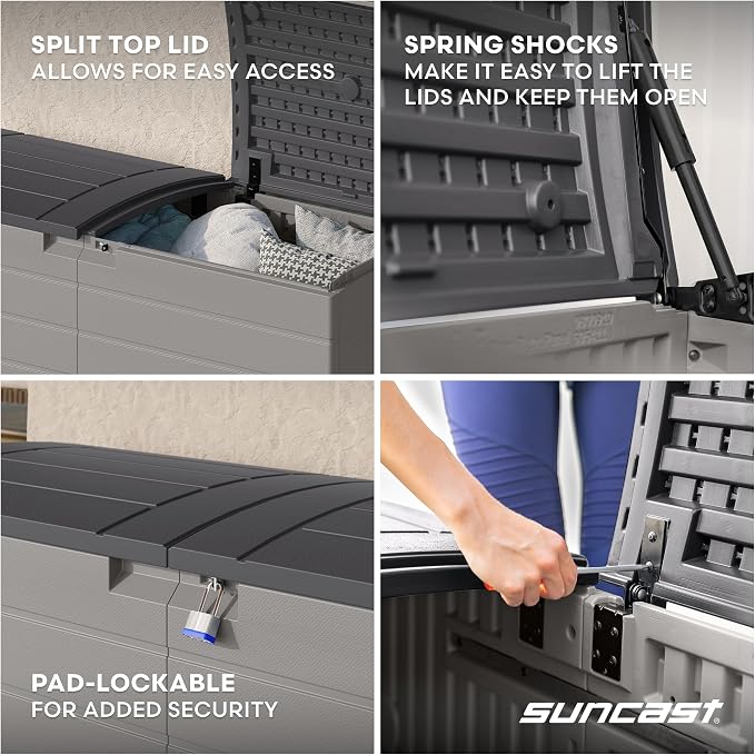 Suncast 120 Gallon Deck Box - Image 5