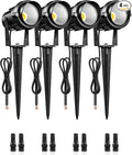 6W 700LM Low Voltage Landscape Lighting, 12V AC/DC 3000K Warm White LED Low by Wilawels
