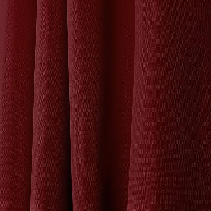 NICOLE MILLER NEW YORK Canvas Indoor/Outdoor Grommet Top Curtain Panel Pair - Image 2