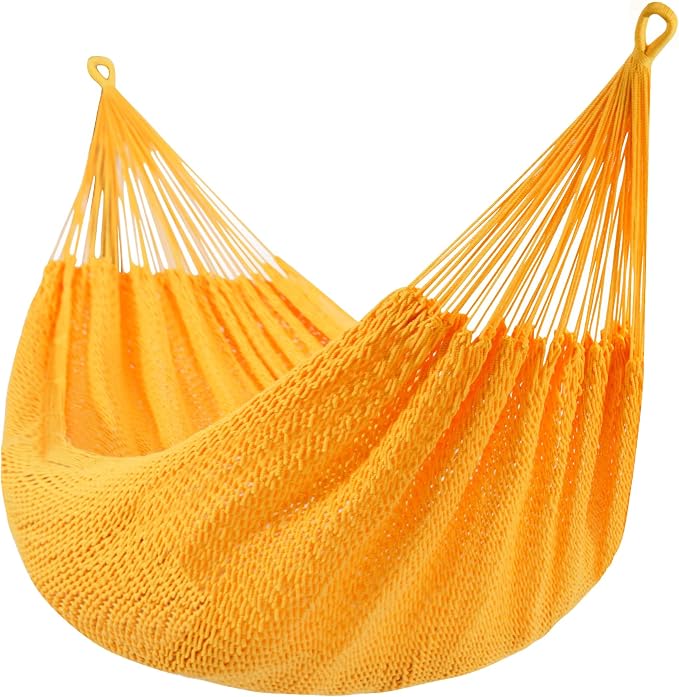 Lazy Daze Hammocks Handwoven Mayan Hammock, 10.5 FT Soft Rope Double Hammocks by LazyDazeHammocks