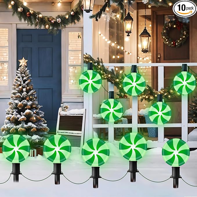 Ultimate Unicorn Christmas Lollipop Pathway Lights by UltimateUnicorn