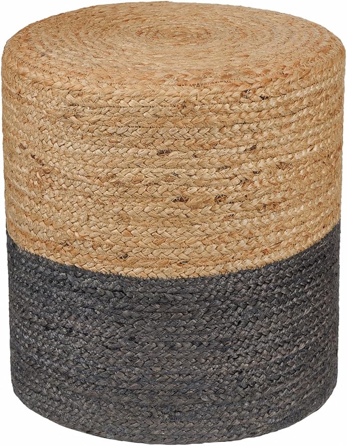 REDEARTH · Cylindrical Pouf Foot Stool Ottoman - Image 4