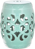Safavieh Imperial Vine Ceramic Decorative Garden Stool, Light Blue by SAFAVIEH