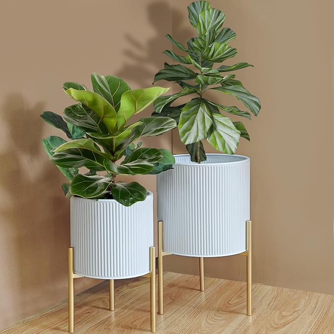 ARNIS Modern Plant Pots, Large Size Metal Pots - Image 6