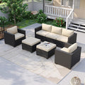 Aoxun Patio Furniture Set, 5 Piece Outdoor Sectional Sofa by Aoxun