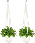 Dahey Macrame Plant Hanger Indoor Outdoor Hanging Planter Basket Large by Dahey