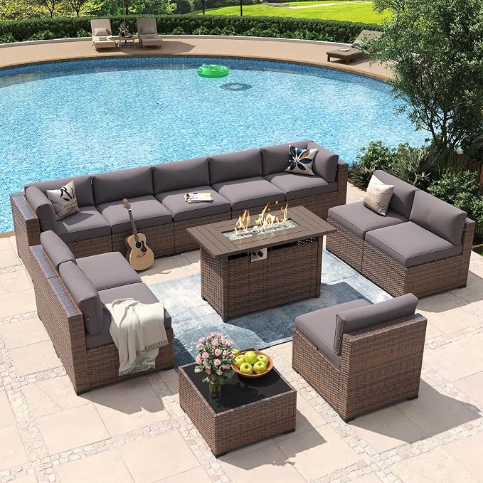 Aoxun 12 Piece Patio Furniture Set by Aoxun