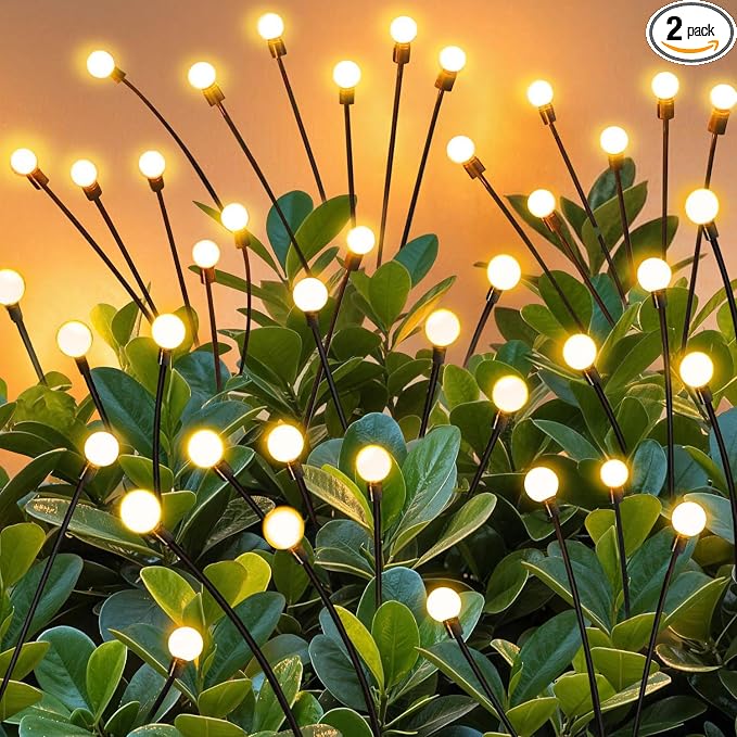 Solar Firefly Lights 16 LED Swaying Outdoor Waterproof Decorative Lights by ZFNN